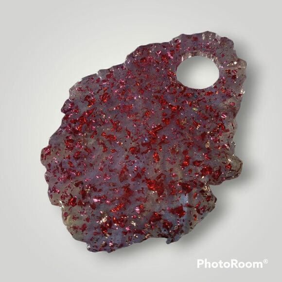 Clear Gold Leaf Tray (Z122) - Picture 4 of 6